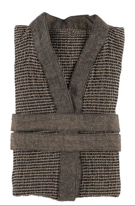 Rento Kenno kinderen sauna badjas bruin - S/M