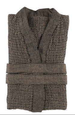 Rento Kenno kinderen sauna badjas bruin - S/M