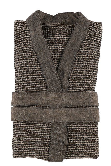 Rento Kenno kinderen sauna badjas bruin - L/XL