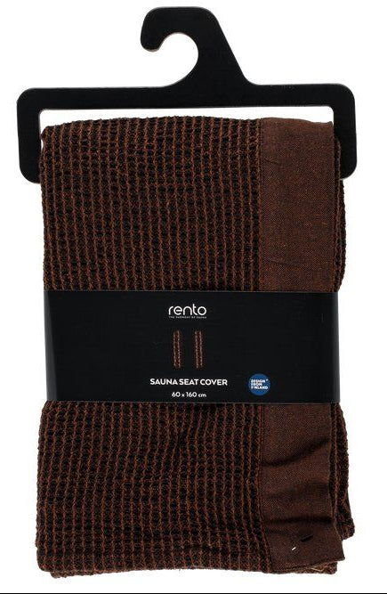 Rento Kenno sauna seat cover 160 x 60 cm - donkerbruin