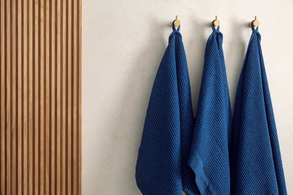 Rento Kenno sauna handdoek 50 x 70 cm - blauw