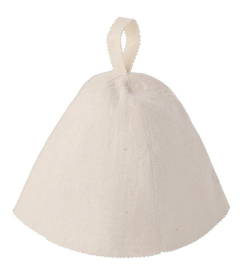 4Living vilt sauna muts - wit
