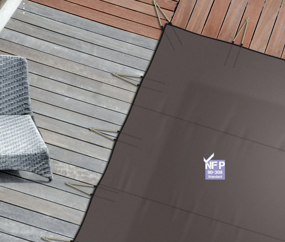 Grille Cold (180 gr/m2) zwembad winternet