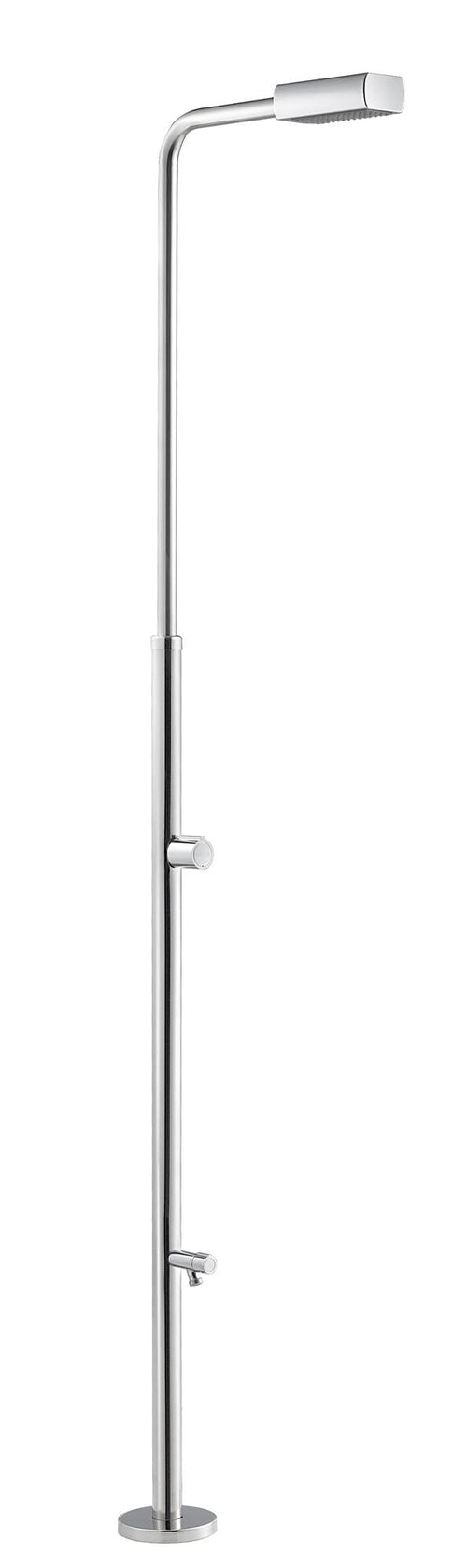 Astral Angel RVS-304 buitendouche met voetendouche