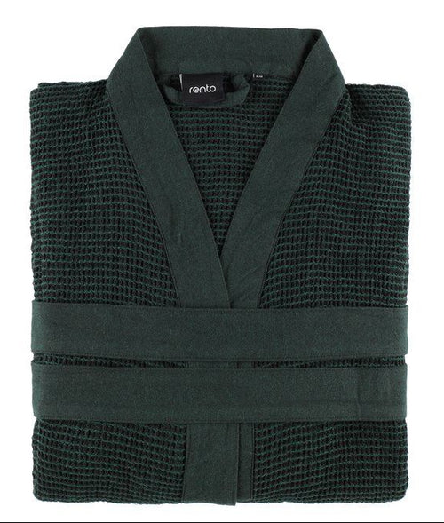 Rento Kenno unisex sauna badjas donkergroen - S/M