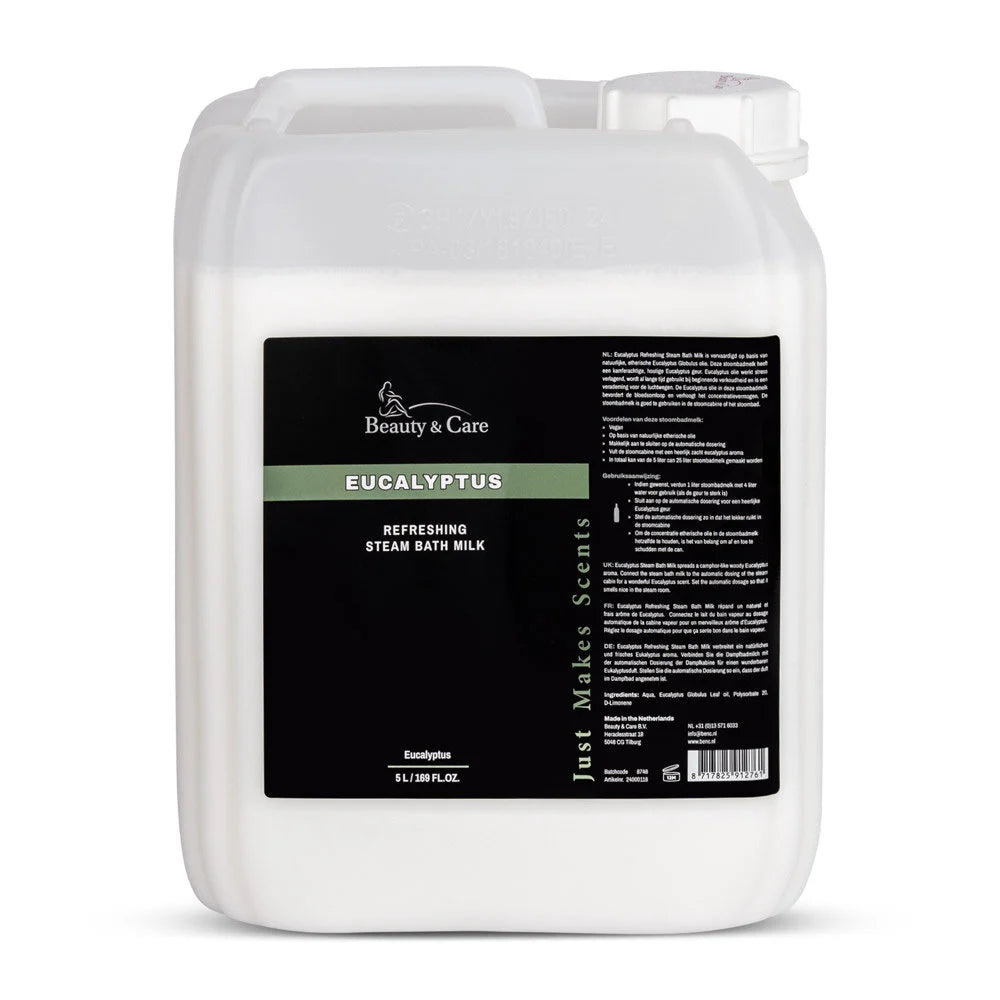 Beauty & Care Eucalyptus stoombadmelk 5 liter