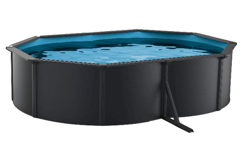 Blue Bay Guernsey stalen zwembad set - 490 x 360 x 120 cm
