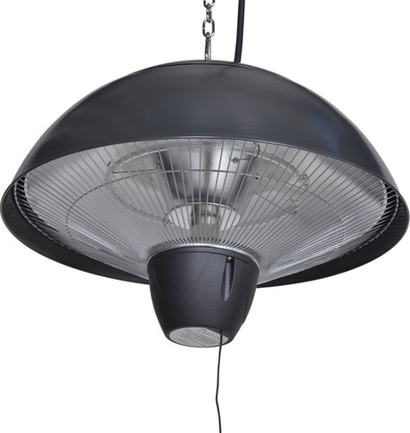 Bordeaux (43 cm) 1500 Watt terrasverwarmer - Carbon Black 