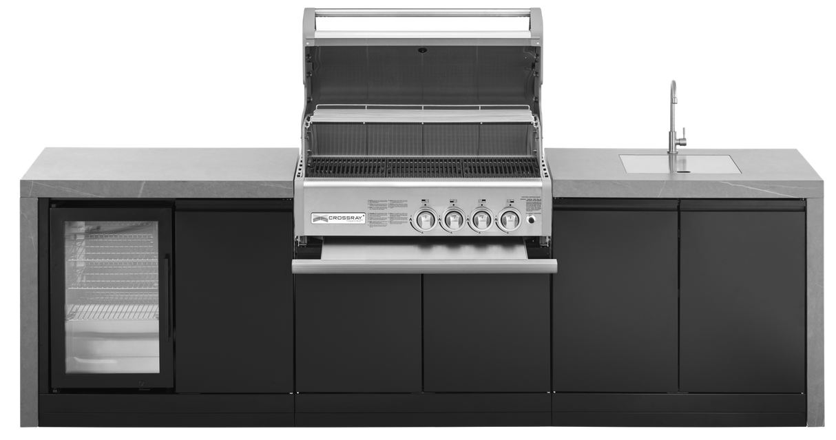 Grandpro 284 WF Series buitenkeuken met koelkast/spoelbak