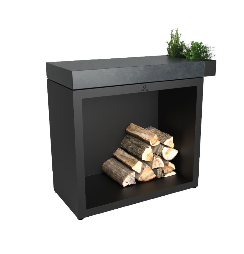 OFYR Classic 100 Black Butcher block set