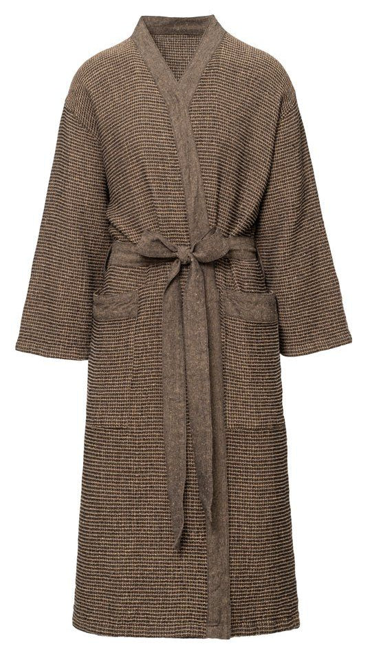 Rento Kenno unisex sauna badjas bruin - S/M