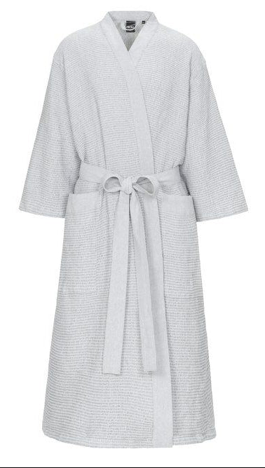 Rento Kenno unisex sauna badjas lichtgrijs - S/M