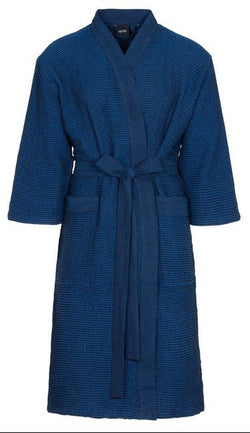 Rento Kenno unisex sauna badjas donkerblauw - L/XL