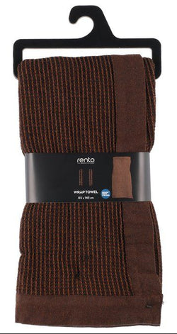 Rento Kenno dames saunakilt 85 x 145 cm - donkerbruin