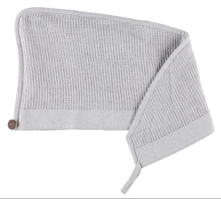 Rento Kenno haarhanddoek 30 x 72 cm - lichtgrijs