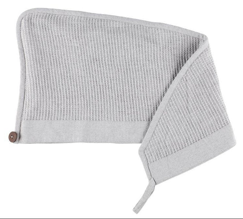 Rento Kenno haarhanddoek 30 x 72 cm - lichtgrijs
