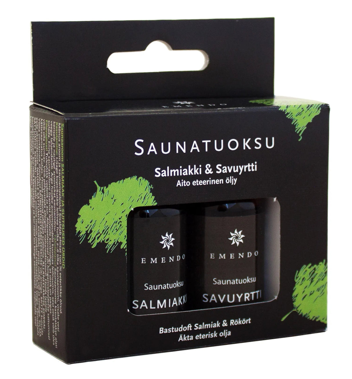 Emendo Salmiak & Smoky Herb saunageur 2 x 10 ml