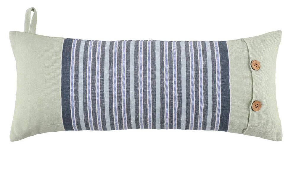 4Living sauna kussen 55 x 22 cm - Groen/Blauw