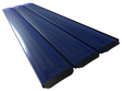 Polycarbonaat solar zwembad lamellen - blauw (per m2)