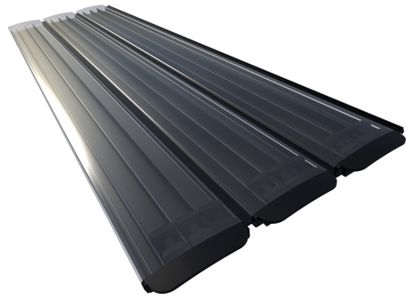 Polycarbonaat solar zwembad lamellen - transparant (per m2)