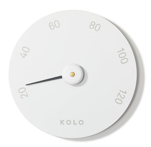 KOLO Mittari 1 aluminium sauna thermometer - wit