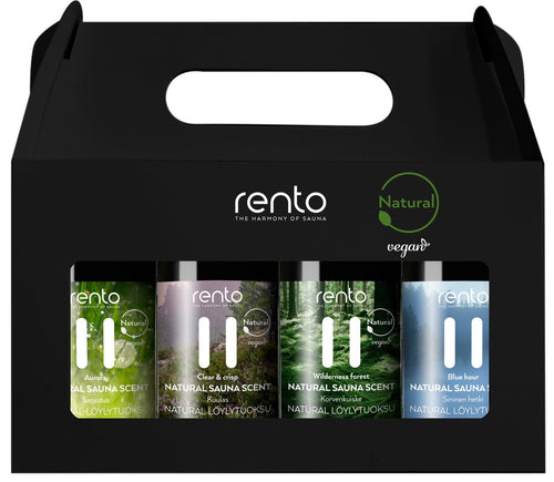 Rento Natural saunageuren cadeauset 4 x 100 ml