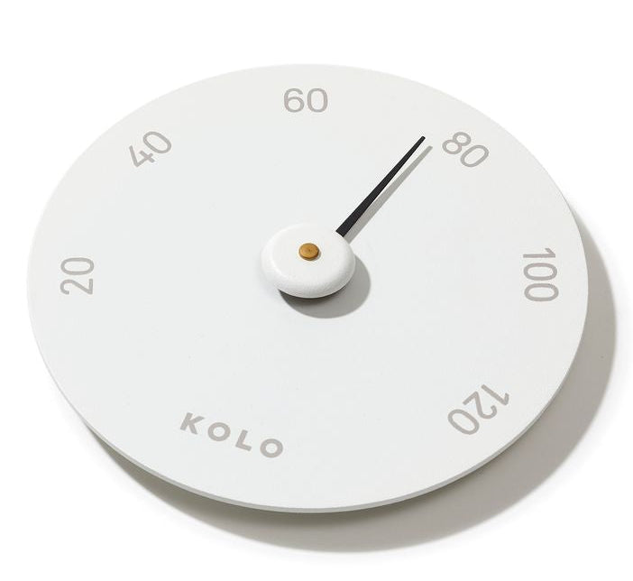 KOLO Mittari 1 aluminium sauna thermometer - wit