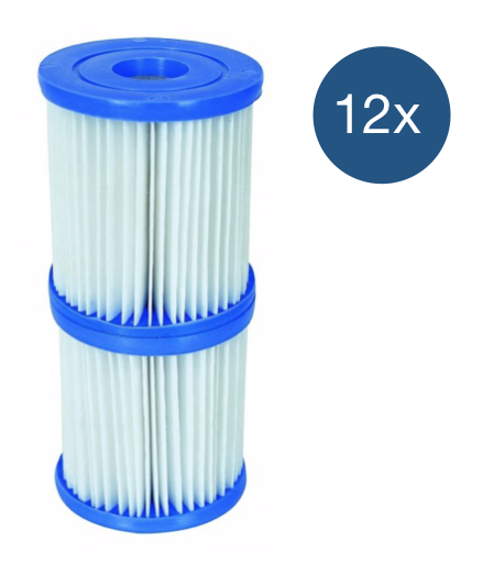 Bestway Filter Type 1 - voordeelverpakking (12 stuks)
