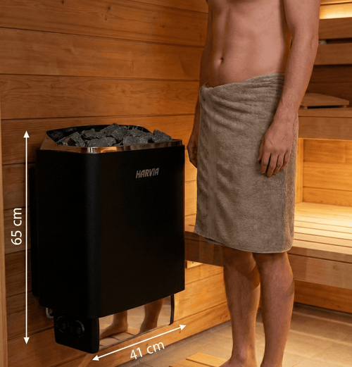 Harvia 100 topsteel saunakachel 6 kW (externe besturing)
