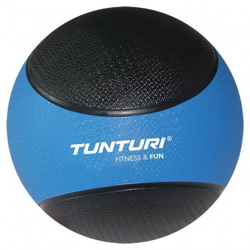 Tunturi Medicine Ball 4 kg Blauw/Zwart