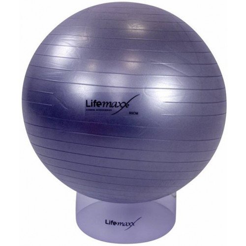 Lifemaxx LMX1100.75 fitnessbal 75 cm - zilver