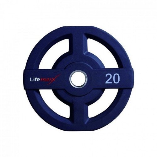 Lifemaxx LMX73 50 mm olympische halterschijf PU - 20 kg