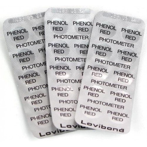 Phenol Red tabletten (100 stuks) voor handmatige watertesters