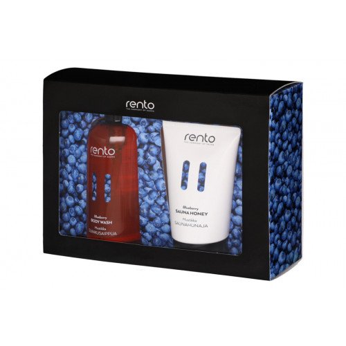 Rento cadeauset - Blueberry bodywash en sauna honey