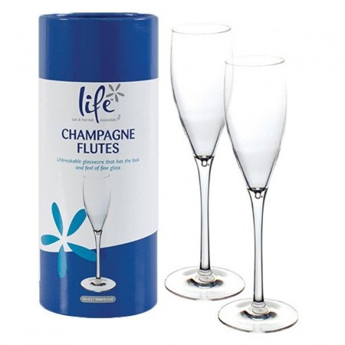 Spa Life champagne glazen (2 stuks)