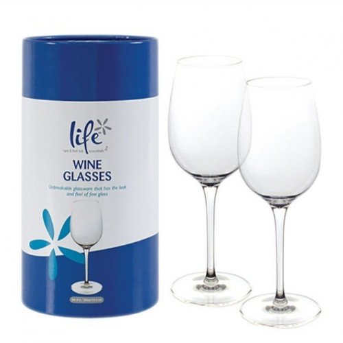 Spa Life wijn glazen (2 stuks)