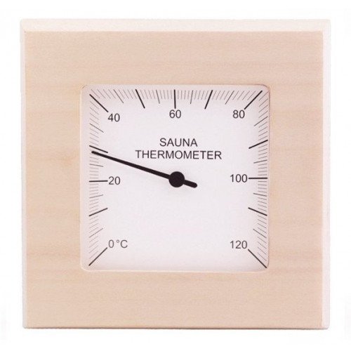 Basic sauna thermometer vierkant - Espen