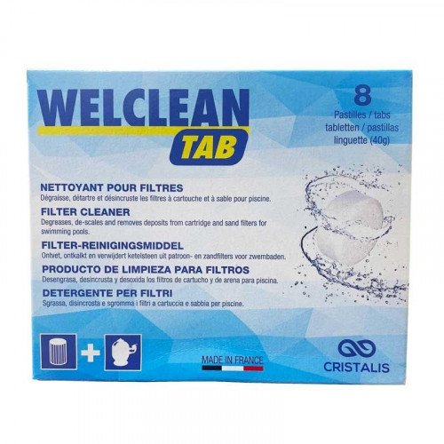 Welclean filterreiniger 8 tabletten