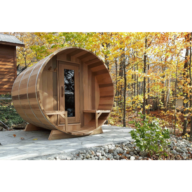 Dundalk Barrel Cedar sauna kopen? - Rhodos-shop.nl