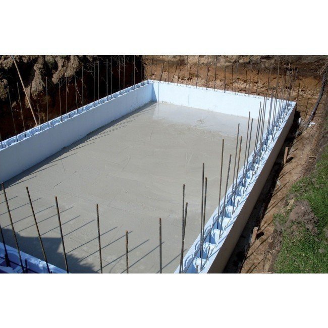 bouwblokken zwembad bouwen - 5,00 x 1,50m - Rhodos-shop.nl