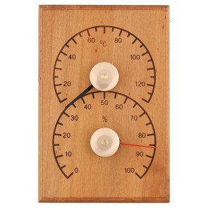 4Living sauna thermo-hygrometer - Alder