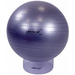 Lifemaxx LMX1100.65 fitnessbal 65 cm - zilver