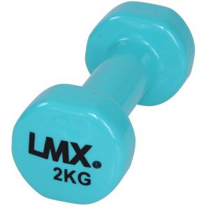 Lifemaxx LMX1150 vinyl dumbbellset (2 stuks) - 2 kg