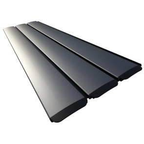 Polycarbonaat solar zwembad lamellen - zilver (per m2)