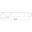 Astral Ballesta model duikplank 1,80 meter lengte tekening b