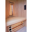 BH218C infraroodcabine / sauna combi 218 x 116 x 212 cm - Red Cedar